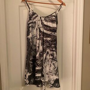 Size M Spaghetti Strap Marble Dress